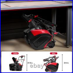 PowerSmart 18-Inch Eletric Snow Blower, 120V, 30ft Throw, Easy Control, Compact