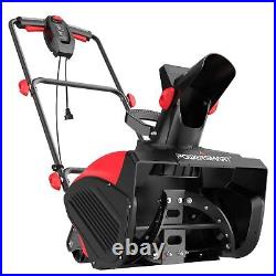 PowerSmart 18 inch Corded Snow Blower Electric Snowthrower with 15-Amp Motor