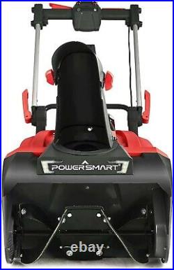 PowerSmart 21'' 80V 6.0Ah Cordless Electric Snow Thrower with battery charger