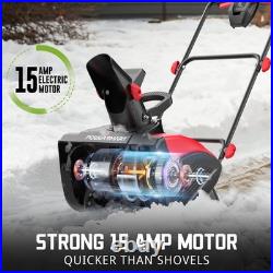 PowerSmart 21 Corded Snow Blower, 120V, 180° Chute, Easy Control, Lightweight PowerSmart 21 Corded Snow Blower, 120V, 180° Chute, Easy Control, Lightweight