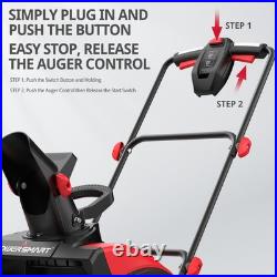 PowerSmart 21 Corded Snow Blower, 120V, 180° Chute, Easy Control, Lightweight PowerSmart 21 Corded Snow Blower, 120V, 180° Chute, Easy Control, Lightweight