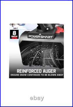 PowerSmart 21 Electric Snow Blower 15 Amp 2100 RPM, 30 ft LED Light Lightweight