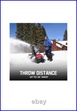 PowerSmart 21 Electric Snow Blower 15 Amp 2100 RPM, 30 ft LED Light Lightweight