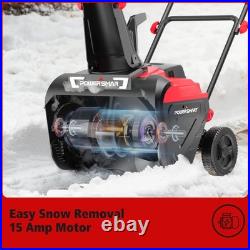 PowerSmart 21 Electric Snow Blower, 15 Amp Motor, 30ft Throwing Distance, New PowerSmart 21 Electric Snow Blower, 15 Amp Motor, 30ft Throwing Distance, New