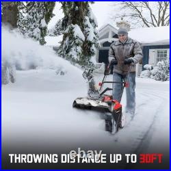 PowerSmart 21-Inch 40V Cordless Snow Blower, 980lbs/m, Brushless Motor, Compact