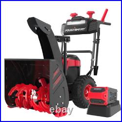 PowerSmart 24-inch 2-Stage 80V Cordless Snow Blower, Battery and Charger Included