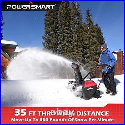 PowerSmart Electric Snow Blower 21 Single Stage Corded Snow Thrower US