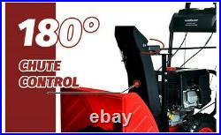 PowerSmart PSS2240-HD 24 inch 212 cc Two-Stage Gas Snow Blower with Elec start