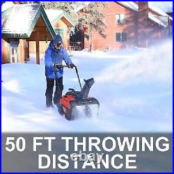 PowerSmart Single Stage Snow Blower Gas Powered 21 Inch 212CC Gasoline Engine