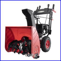 PowerSmart Snow Blower, Eletric Start, 212cc 4-Cycle, 180º Chute, Steel Auger