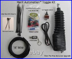Powered Snow Blower Actuator Chute Deflector Control Kit UNIVERSAL for ALL MAKES Powered Snow Blower Actuator Chute Deflector Control Kit UNIVERSAL for ALL MAKES
