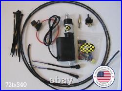 Powered Snow Blower Actuator Chute Deflector Control Kit UNIVERSAL for ALL MAKES Powered Snow Blower Actuator Chute Deflector Control Kit UNIVERSAL for ALL MAKES
