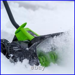 Powerful 16 Electric Snow Shovel by Earthwise Moves 430 lbs of SnowithMin Powerful 16 Electric Snow Shovel by Earthwise Moves 430 lbs of SnowithMin