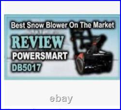 Powersmart 18-Inch Corded Snow Blower, Electric Snow Thrower with 15-Amp Motor