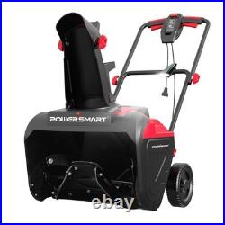 Powersmart Electric Snow Blower 21 In. Corded Snow Blower 15amp Led Light