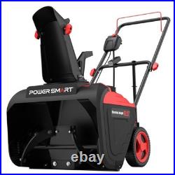 Powersmart Electric Snow Blower 21-inch Corded Snow Thrower Db7521a Black/red