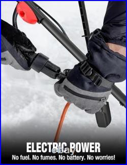 Powersmart Electric Snow Blower 21-inch Corded Snow Thrower Db7521a Black/red