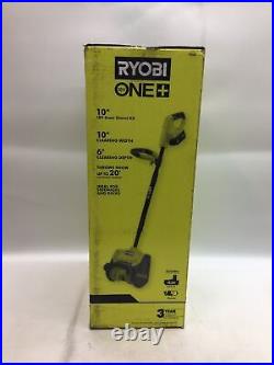 RYOBI 18V Cordless Electric Power Snow Shovel Kit with Battery and Charger 10 Inch