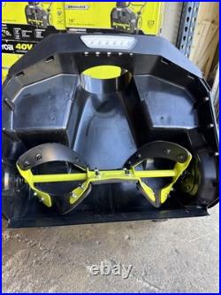 RYOBI 40V 18 Brushless Single-Stage Snow Blower- 6Ah battery Used P2-21