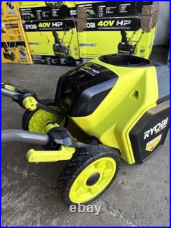RYOBI 40V 18 Brushless Single-Stage Snow Blower- 6Ah battery Used P2-21