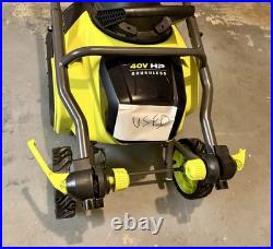RYOBI 40V 18 in Snow Blower Single-Stage USED (Cosmetic Damage) (Tool only)