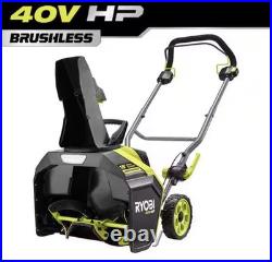 RYOBI 40V 18in Brushless Snow Blower Single-Stage Auger-Propelled (Tool only)
