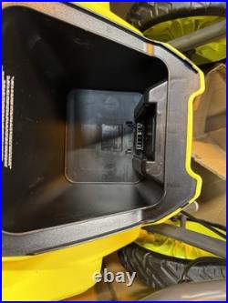 RYOBI 40V HP 21 Single-Stage Battery Snow Blower (1) 6Ah Battery&Charger READ