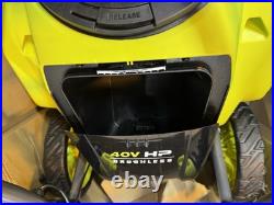 RYOBI 40V HP 21 Single-Stage Battery Snow Blower (1) 6Ah Battery&Charger READ