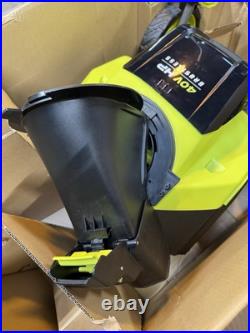 RYOBI 40V HP 21 Single-Stage Battery Snow Blower (1) 6Ah Battery&Charger READ