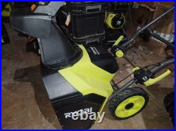 RYOBI 40V HP Brushless 18 Single-Stage Snow Blower Missing Handle Damage Read