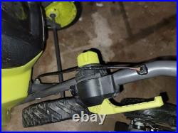 RYOBI 40V HP Brushless 18 Single-Stage Snow Blower Missing Handle Damage Read