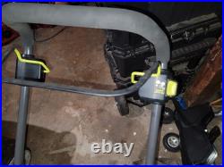 RYOBI 40V HP Brushless 18 Single-Stage Snow Blower Missing Handle Damage Read