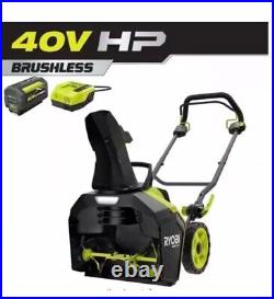 RYOBI 40V HP Brushless 18 in. Single-Stage Snow Blower RY40890VNM kit