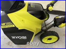 RYOBI 40V HP Brushless 18 in. Single Stage Snow Blower RY40HPSN01 (Tool only)