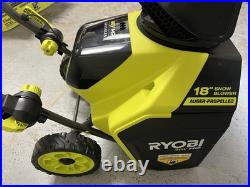 RYOBI 40V HP Brushless 18 in. Single Stage Snow Blower RY40HPSN01 (Tool only)
