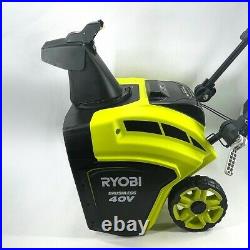 RYOBI 40V HP Brushless 21 in. Cordless Single Stage Snow Thrower Kit RY40862VNM