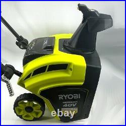 RYOBI 40V HP Brushless 21 in. Cordless Single Stage Snow Thrower Kit RY40862VNM