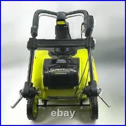 RYOBI 40V HP Brushless 21 in. Cordless Single Stage Snow Thrower Kit RY40862VNM