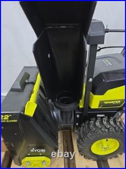 RYOBI 40V HP Brushless 22 2-Stage Cordless Snow Blower with Batteries And Charger