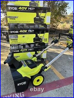 RYOBI 40V HP Whisper Series 21 in. Single-Stage Battery Snowblower Bare tool