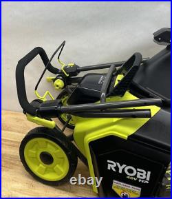 RYOBI Electric Snow Blower 40V 18 in 1-Stage 2 (6ah) batteries