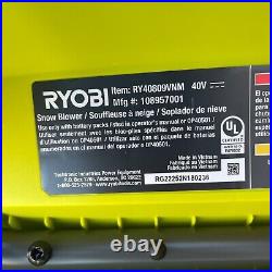 RYOBI RY40809 40V HP Brushless 18 in. Single-Stage Snow Blower -Open Box