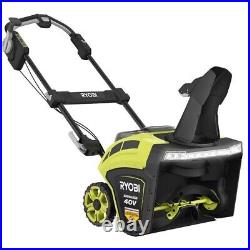 RYOBI RY40809VNM 40V HP BRUSHLESS 18 SNOW BLOWER Battery and Charger Tool Only