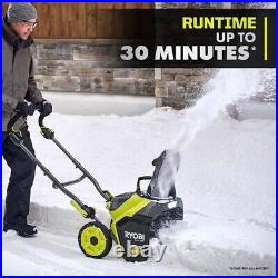 RYOBI RY40890 40V HP Brushless 18 in. Single-Stage Cordless Electric Snow Blower
