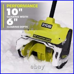 RYOBI Single-Stage Snow Shovel 10 ONE+ 18V Cordless, Electric Start (Tool Only)