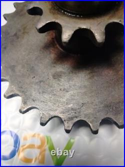 Rare Craftsman Drift Breaker Snowblower 50542 Jackshaft with 12t & 28t Sprockets