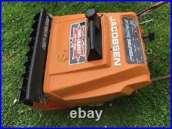 Rare Old Complete JACOBSEN SNO-BURST vintage snow machine 10yr Yard Art(Orange)