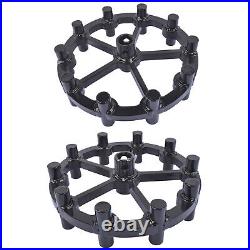 Rear Set of 2 Track Drive Wheels Assembly Drive Cog 631-0002 Part Rubber Track