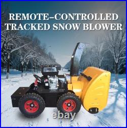 Remote Control Snow Sweeper Robot 6.5 hp Gasoline Road Snow Blower