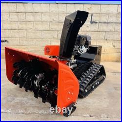 Remote Controlled Track Snow Blower 39 Width Gasoline 15HP Any Color You Want